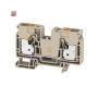 WEIDMÜLLER / 2494000000 / A2C 16 / Durchgangs-Reihenklemme, PUSH IN, dunkelbeige, 16 mm², 76 A, 1000 V, / EAN 4050118504019