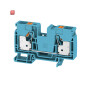 WEIDMÜLLER / 2494100000 / A2C 16 BL / Durchgangs-Reihenklemme, PUSH IN, blau, 16 mm², 76 A, 1000 V, Anzahl / EAN 4050118504101