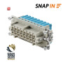 WEIDMÜLLER / 2535130000 / HDC HE 16 N FQT BL / Kontakteinsatz (Industriesteckverbinder), Buchse, 500 V, 16 A, / EAN 4050118578232
