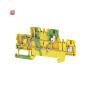 WEIDMÜLLER / 2485870000 / APGTB 1.5 2T PE 4C/2 / Schutzleiter-Reihenklemme, PUSH IN, grün / gelb, 1.5 mm², 500 V, / EAN 4050118496505