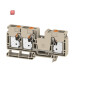 WEIDMÜLLER / 2494090000 / A3C 16 / Durchgangs-Reihenklemme, PUSH IN, dunkelbeige, 16 mm², 76 A, 1000 V, / EAN 4050118503791