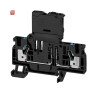 WEIDMÜLLER / 2548140000 / AFS 4 2C BK/BL / Sicherungs-Reihenklemme, PUSH IN, schwarz, 4 mm², 6.3 A, 400 V, Anzahl / EAN 4050118557367