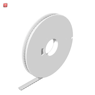WEIDMÜLLER / 2519180000 / MF 10/6 MM WS / Klemmenmarkierung, weiß, Aufgedruckte Zeichen: neutral, Breite: 6 mm, / EAN 4050118531404