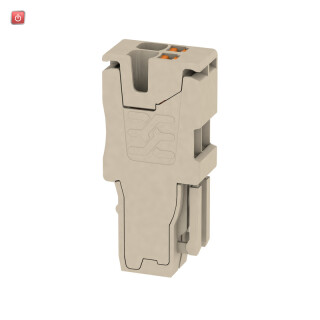 WEIDMÜLLER / 2482350000 / APG 1.5/2 / Stecker (Klemmen), PUSH IN, dunkelbeige, 1.5 mm², 17.5 A, 500 V, / EAN 4050118494419