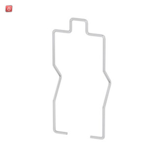 WEIDMÜLLER / 7760056368 / SDI CLIP LM / Haltebügel (Relais), Metall, für DRI Relais ohne Prüftaste, D-SERIES / EAN 6944169773341
