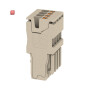 WEIDMÜLLER / 2482370000 / APG 1.5/4 / Stecker (Klemmen), PUSH IN, dunkelbeige, 1.5 mm², 17.5 A, 500 V, / EAN 4050118494433