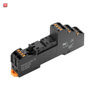 WEIDMÜLLER / 7760056365 / SDI 2CO P / Relaissockel, IP20, 2 Wechsler , 8 A, PUSH IN / EAN 6944169772290
