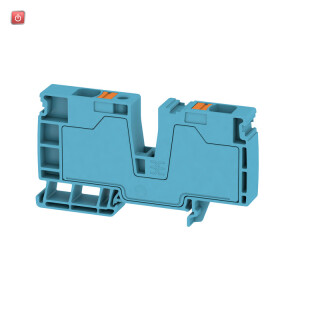 WEIDMÜLLER / 2502320000 / ALO 16 BL / Einspeiseklemme, PUSH IN, blau, 16 mm², 76 A, 800 V, Anzahl / EAN 4050118515794