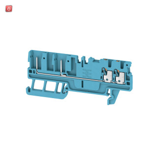 WEIDMÜLLER / 2482210000 / APGTB 1.5 FT 4C/2 BL / Steckbare Klemme, PUSH IN, Steckanschluss, blau, 1.5, 1.5 mm², 17.5 A, / EAN 4050118494273