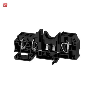 WEIDMÜLLER / 1265990000 / ZSI 2X6/4X2.5 / Sicherungs-Reihenklemme, Zugfederanschluss, schwarz, 6 mm², 57 A, 500 / EAN 4050118127874