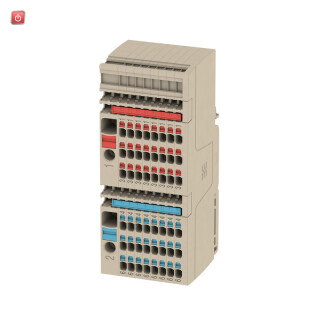 WEIDMÜLLER / 2506380000 / SET AAP13 6/1.5/24C / Ein- und mehrpolige Klemmenleiste, PUSH IN, dunkelbeige, 6 mm², 41 A, / EAN 4050118520767