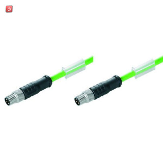 WEIDMÜLLER / 1160930100 / SAIL-M8GM8SG-4S1.0UI / EtherCat Kabel (konfektioniert), Verbindungsleitung, Polzahl: 4, 1 m / EAN 4032248949069