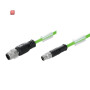 WEIDMÜLLER / 1296790500 / SAIL-M12GM8SG-4S5.0U / EtherCat Kabel (konfektioniert), Verbindungsleitung, Polzahl: 4, 5 m / EAN 4050118110968