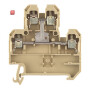 WEIDMÜLLER / 0363660000 / DK 4QV/35 / Mehrstock-Reihenklemme, Schraubanschluss, beige/gelb, 4 mm², 500 V, / EAN 4008190165192