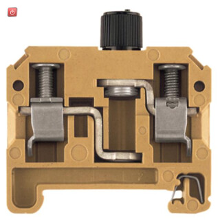 WEIDMÜLLER / 0667520000 / SAKS 3/35 GZ/6.3X32 / Sicherungs-Reihenklemme, Schraubanschluss, mittelgelb, 10 mm², 10 A, / EAN 4008190093976