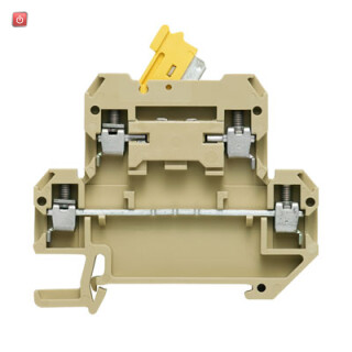 WEIDMÜLLER / 0687460000 / DKT 4/35 / Trenn- und Messtrenn-Reihenklemme, Schraubanschluss, beige, 4 mm², 10 / EAN 4008190148690