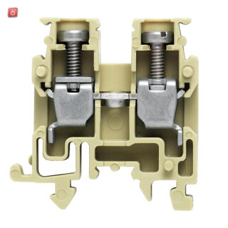 WEIDMÜLLER / 0697180000 / AKZ 2.5 BL / Durchgangs-Reihenklemme, Schraubanschluss, blau, 2.5 mm², 24 A, 250 V, / EAN 4008190167448