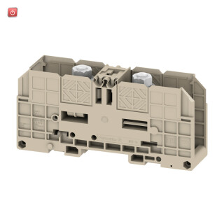 WEIDMÜLLER / 1028400000 / WFF 70 / Bolzenklemme, Bolzenanschluss, dunkelbeige, 70 mm², 192 A, 1000 V, / EAN 4008190083311