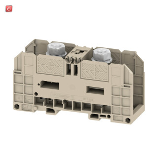 WEIDMÜLLER / 1028500000 / WFF 120 / Bolzenklemme, Bolzenanschluss, dunkelbeige, 120 mm², 269 A, 1000 V, / EAN 4008190004866