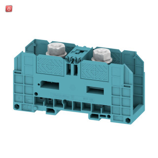 WEIDMÜLLER / 1028580000 / WFF 120 BL / Bolzenklemme, Bolzenanschluss, blau, 120 mm², 269 A, 1000 V, Anzahl / EAN 4008190121808
