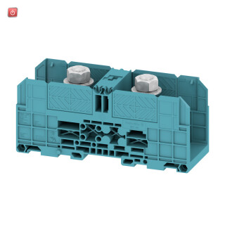 WEIDMÜLLER / 1028680000 / WFF 185 BL / Bolzenklemme, Bolzenanschluss, blau, 185 mm², 353 A, 1000 V, Anzahl / EAN 4008190061005
