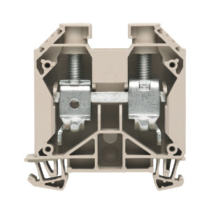 WEIDMÜLLER / 1028800000 / WDU 35/ZA / Durchgangs-Reihenklemme, Schraubanschluss, dunkelbeige, 35 mm², 125 A, / EAN 4008190059002