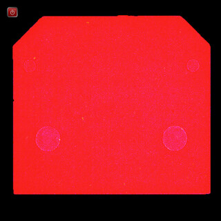 WEIDMÜLLER / 0117980000 / AP SAK4-10 BL / Abschlussplatte (Klemmen), blau, Höhe: 40 mm, Breite: 1.5 mm, V-2, PA / EAN 4008190171087
