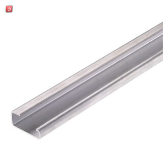 WEIDMÜLLER / 0169300000 / TS 32X15 2M/AL/BK / Tragschiene, Zubehör, Aluminium, unbehandelt, Breite: 2000 mm, Höhe: / EAN 4008190105167