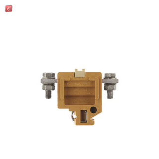 WEIDMÜLLER / 0170320000 / SAKG 28 II / Durchgangs-Reihenklemme, Schraubanschluss, mittelgelb, 35 mm², 125 A, / EAN 4008190126247