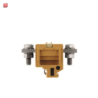 WEIDMÜLLER / 0170420000 / SAKG 32 II / Durchgangs-Reihenklemme, Schraubanschluss, mittelgelb, 50 mm², 150 A, / EAN 4008190011369