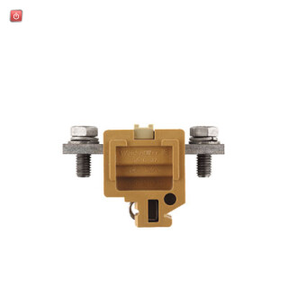WEIDMÜLLER / 0185120000 / SAKG 32 II/GW / Durchgangs-Reihenklemme, Schraubanschluss, mittelgelb, 50 mm², 150 A, / EAN 4008190014568
