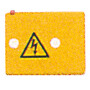 WEIDMÜLLER / 0303400000 / AD 4 AKZ4 / Klemmenabdeckung, gelb, PVC, Höhe: 24.2 mm, Breite: 20 mm, Tiefe: 1 / EAN 4008190068158