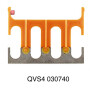 WEIDMÜLLER / 0307300000 / QVS 2 SAKT1+2 / Querverbinder (Klemmen), geschraubt, beige, 41 A, Polzahl: 2, Raster / EAN 4008190036140