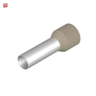 WEIDMÜLLER / 0317300000 / H35,0/39 BE / Aderendhülse, Standard, 35 mm², Abisolierlänge: 28 mm, beige / EAN 4008190151294