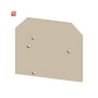 WEIDMÜLLER / 0318560000 / TW AKZ2.5 / Trennwand (Klemmen), beige, Höhe: 32.5 mm, Breite: 1.5 mm, V-2, PA 66 / EAN 4008190062033