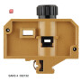 WEIDMÜLLER / 0321320000 / SAKS 4 / Sicherungs-Reihenklemme, Schraubanschluss, mittelgelb, 10 mm², 16 A, / EAN 4008190005313