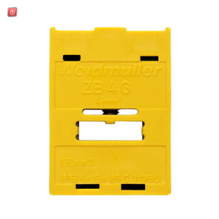 WEIDMÜLLER / 0322160000 / ZB 4G GN/GE / Zugbügel (Sammelschiene), Zugbügel, silber, 4 mm², Breite: 7.4 mm, M / EAN 4008190014278