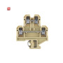 WEIDMÜLLER / 0355460000 / DK 4 / Mehrstock-Reihenklemme, Schraubanschluss, beige/gelb, 4 mm², 500 V, / EAN 4008190094560