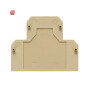 WEIDMÜLLER / 0359260000 / AP DK4 / Abschlussplatte (Klemmen), beige, Höhe: 50 mm, Breite: 1.5 mm, V-2, PA / EAN 4008190012991