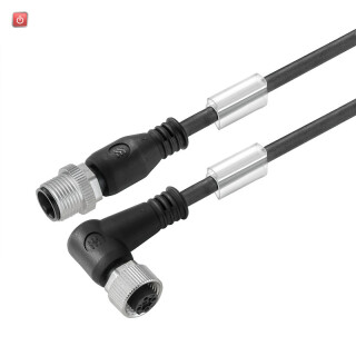 WEIDMÜLLER / 1021741000 / SAIL-M12GM12W-4-10T / Sensor-Aktor-Leitung (konfektioniert), Verbindungsleitung, M12 / M12, / EAN 4032248735440
