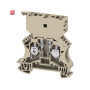WEIDMÜLLER / 1014000000 / WSI 6/2 GZ/DEF63 / Sicherungs-Reihenklemme, Schraubanschluss, dunkelbeige, 6 mm², 10 A, / EAN 4008190006723