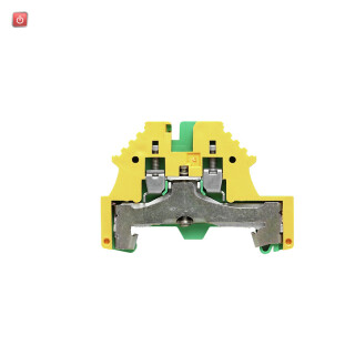 WEIDMÜLLER / 1016200000 / WPE 2.5N / Schutzleiter-Reihenklemme, Schraubanschluss, grün / gelb, 2.5 mm², 500 / EAN 4008190018702