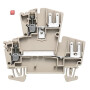 WEIDMÜLLER / 1021600000 / WDK 2.5 F / Mehrstock-Reihenklemme, Schraubanschluss, dunkelbeige, 2.5 mm², 400 V, / EAN 4008190062514