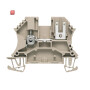 WEIDMÜLLER / 1021800000 / WDU 2.5 F 2X2.8 / Durchgangs-Reihenklemme, Schraubanschluss, dunkelbeige, 2.5 mm², 12 A, / EAN 4008190046811