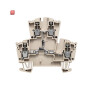 WEIDMÜLLER / 1023500000 / WDK 2.5 2D / Bauelement-Reihenklemme, Schraubanschluss, dunkelbeige, 2.5 mm², 400 / EAN 4008190100865