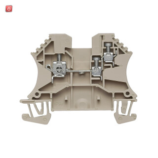 WEIDMÜLLER / 1024700000 / WDU 2.5/1.5/ZR / Durchgangs-Reihenklemme, Schraubanschluss, dunkelbeige, 2.5 mm², 24 A, / EAN 4008190008833