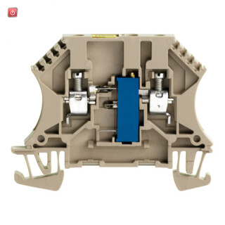 WEIDMÜLLER / 1027300000 / WDUL 4/100 / Bauelement-Reihenklemme, Schraubanschluss, dunkelbeige, 4 mm², 250 V, / EAN 4008190001735