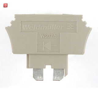 WEIDMÜLLER / 1058560000 / WSD 2.5/D-/+ WTR2.5 / Bauelementstecker (Klemmen), Steckanschluss, gesteckt, dunkelbeige / EAN 4008190087371