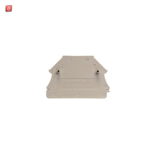 WEIDMÜLLER / 1060000000 / WAP WDU2.5N/4N / Abschlussplatte (Klemmen), dunkelbeige, Höhe: 44 mm, Breite: 1.5 mm, / EAN 4008190149154