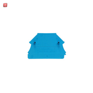 WEIDMÜLLER / 1060080000 / WAP WDU2.5N/4N BL / Abschlussplatte (Klemmen), blau, Höhe: 44 mm, Breite: 1.5 mm, V-0, / EAN 4008190097172